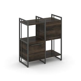 Rift Шкаф комбинированый RF.NS-005 Дуб Мали/Металл Антрацит 820*396*924 - Фото предпросмотра