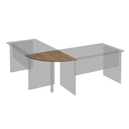 Угловой сегмент Комфорт К.205 дуб шамони темный - Фото предпросмотра