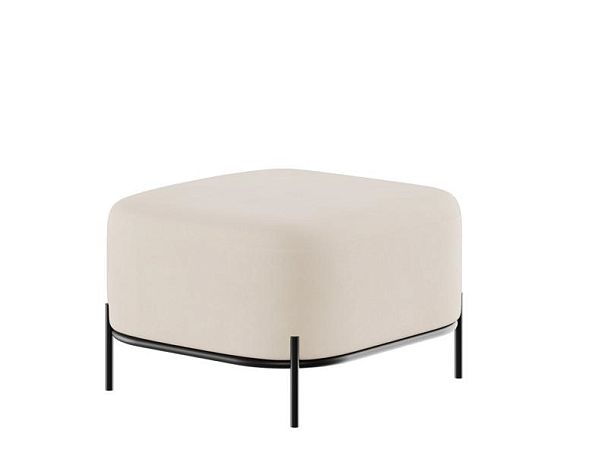 Jive Диван одноместный без спинки JVE-3 Velvet lux 58/Металл Черный 670*720*480 - Вид 1