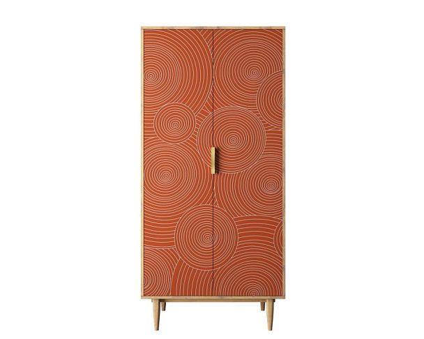 Шкаф малый двухстворчатый Line R24/red - Вид 1