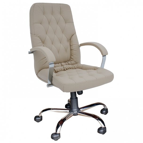 Кресло руководителя "Босс" хром - Вид 1