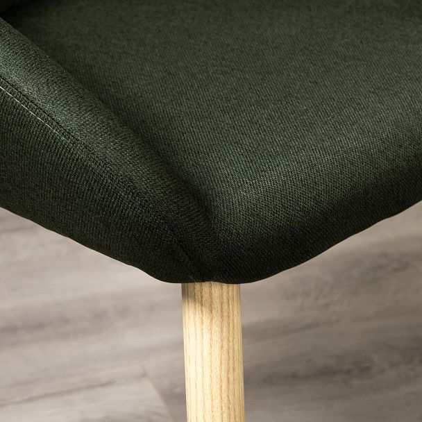 Кресло Kent тёмно-зеленый/нат.дуб - Вид 15