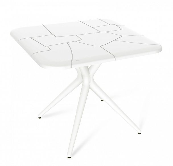 Пластиковая столешница Sheffilton SHT-TT30 83/83 белый - Вид 7