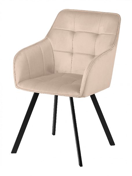 Комплект кресел поворотных Мони, Confetti cream/черный, 2 шт. - Вид 2