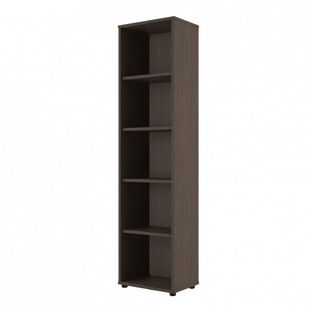 Стеллаж узкий Grand 41x36x200 тёмный дуб - Вид 1
