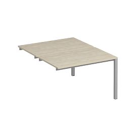 Секция стола рабочей станции на металлокаркасе КФ (2х120) Комфорт КФ К.С1 1144-1 ДШ дуб шамони / серый - Фото предпросмотра