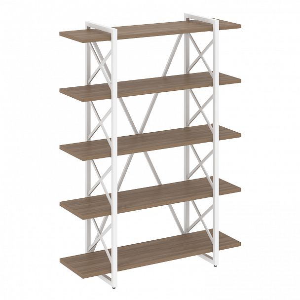 Стеллаж на опорах "Loft" VR.L-MST.O-5.8V дуб аризона/белый - Вид 1