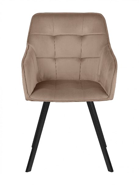 Кресло поворотное Мони, Confetti latte/черный - Вид 3