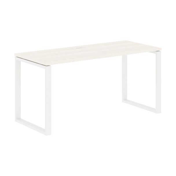 Стол прямой EQST 1567 Ясень Траун/Белый 1560х670х750 EDIS - Вид 1