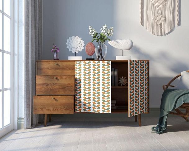 Комод Berber с двумя дверками и ящиками 23 принт арт BB05/Print_23 - Вид 2