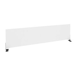 Onix Экран боковой (ЛДСП) O.EKR-147 Белый бриллиант/Антрацит металл 1475*370*18 - Фото предпросмотра