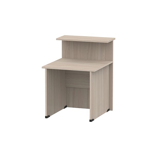 Стойка ресепшн прямая СР-40/80 ясень шимо светлый - Вид 2