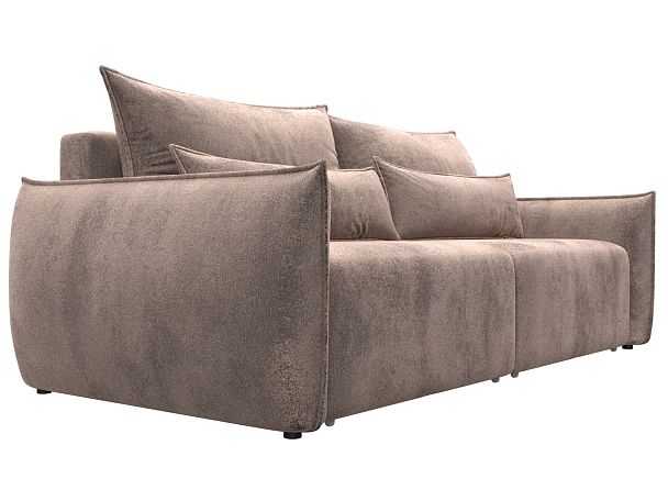 Диван прямой Лига-051 НПБ Велюр бежевый - Вид 3