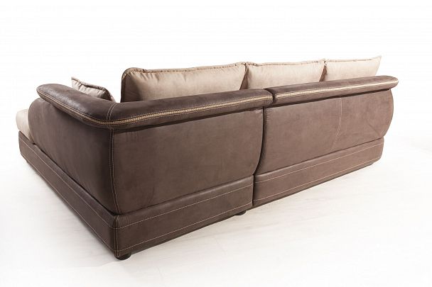 Napoli (Неаполь) диван-кровать с шезлонгом, замша - Вид 3