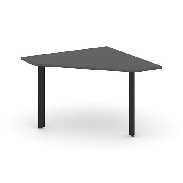 Style Project Next Угловой элемент переговорного стола SN-59.UPRG-031 Антрацит/Металл Черный 1180*1180*750 - Вид 1