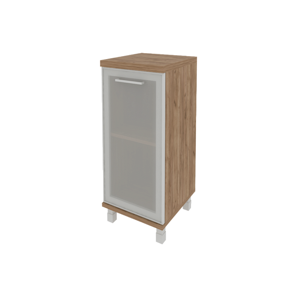 First Шкаф низкий узкий правый KSU-3.2 R (R) Дуб табак 401*432*958 - Вид 1