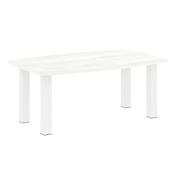 Yalta Стол переговорный LT.SP-3 Снежная патина/Белые опоры 1800*1100*750 - Вид 1