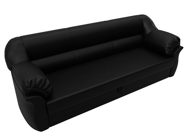 Диван прямой Карнелла Экокожа черный - Вид 5