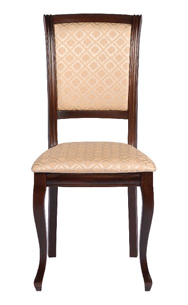 Обеденная группа стол Арей 160(210)х90х76 Темный орех и 6 стульев Арктос Темный орех/Бежевый жаккард - Вид 8