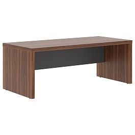 Стол руководителя ZST 209 Орех Даллас/Антрацит 2000х900х745 ZENN - Фото предпросмотра