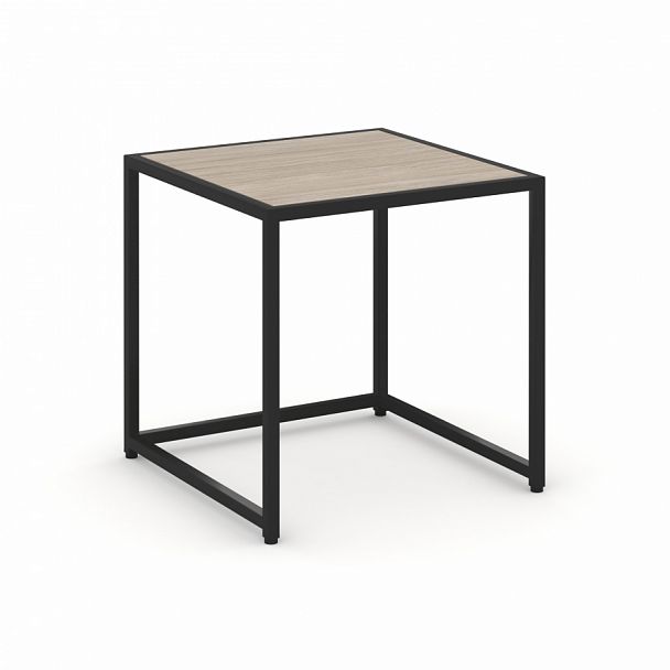 Стол журнальный "Loft" VR.L-SJK-50 Дуб Аттик/Черный - Вид 1