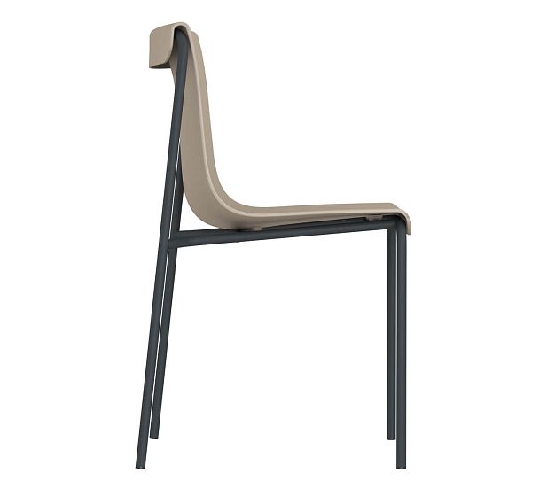 Стул Sheffilton SHT-S178 бежевый/антрацит - Вид 4