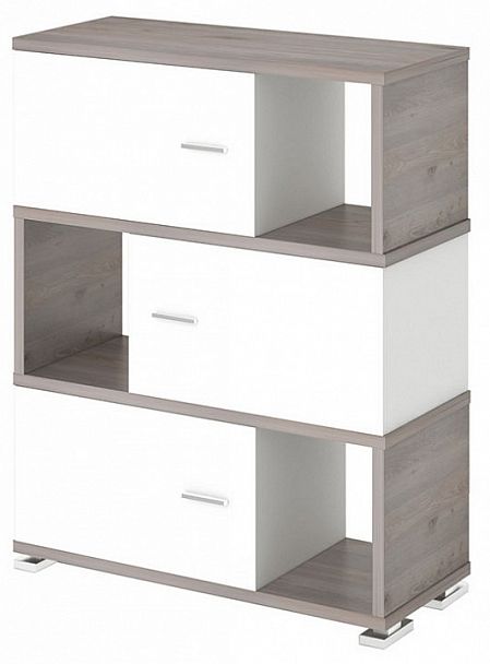 Тумба комбинированная Домино СБ-30/3 Белый/Нельсон - Вид 1