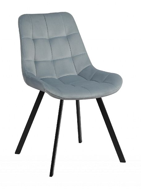 Комплект стульев поворотных Эйден М, Confetti dusty blue/черный, 4 шт. - Вид 4