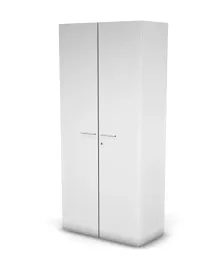 RAC071 ACCORD Шкаф закрытый с замком 898х448х1982 Белый премиум - Фото предпросмотра