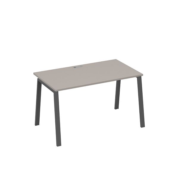 Стол письменный на металлокаркасе TRE A4 А4 Б3 024 БП мокко премиум / металлокаркас антрацит - Вид 1