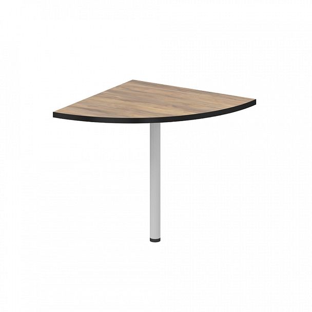 Брифинг приставка, столешница 18 мм "Логистика"  ПК-ЛОГ-ПР60Х60У-В1-1078 таксония медовая+черный - Вид 1