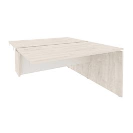 Onix Стол-приставка двойной к опорным элементам O.D.SPR-3.8 Денвер светлый/Белый бриллиант 1380*1635*750 - Фото предпросмотра