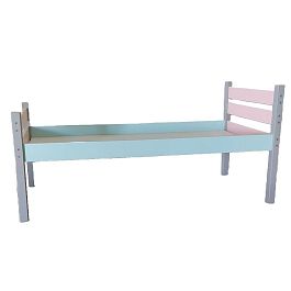 Кровать детская ЛДСП/массив КЛД-020, 1200 - Фото предпросмотра