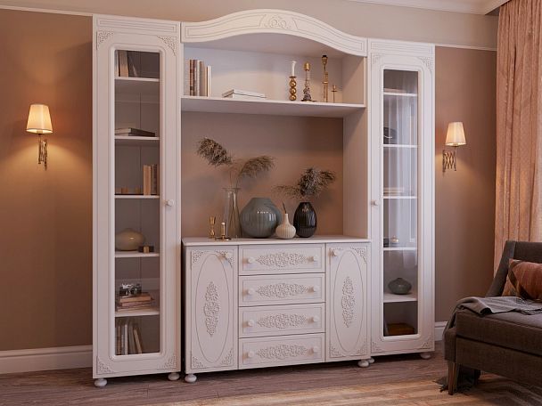 Шкаф-витрина Ассоль АС-533К - Вид 2