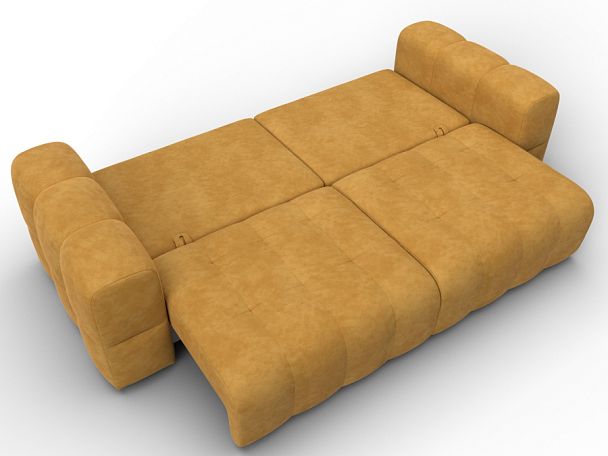 Диван прямой Лига-110 НПБ Велюр желтый - Вид 10
