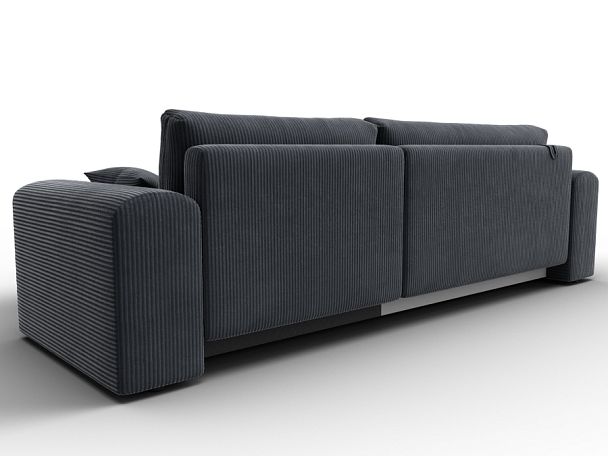 Диван угловой Лига-099 угол универсальный Велюр серый - Вид 5