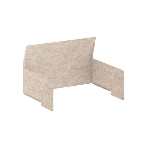 AcustiX Кабина настольная на стол L600 VE.KB4-118.6 Крем-брюле 1180*1000*1100 - Вид 1