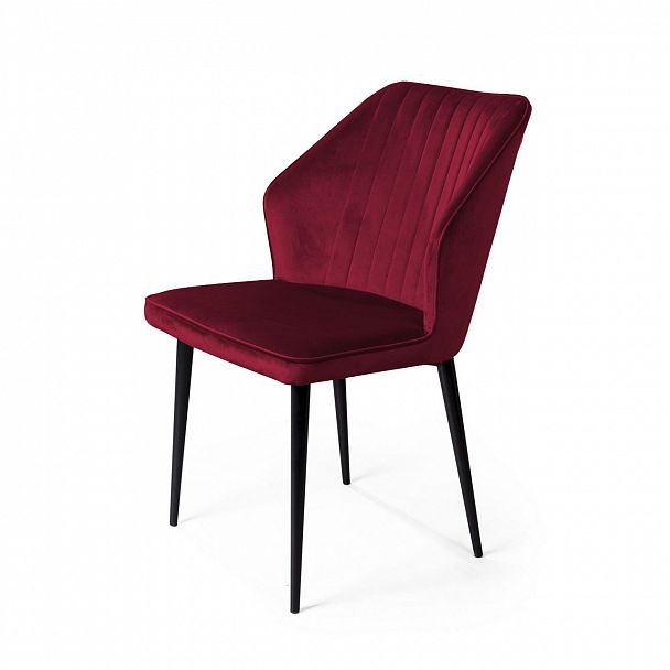 Стул Berg, бархат винно-красный 16 - Вид 4