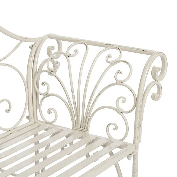 Скамья Secret de Maison Божоле/Beaujolais (мод.PL08-8574), металл, белый антик (antique white) - Вид 6