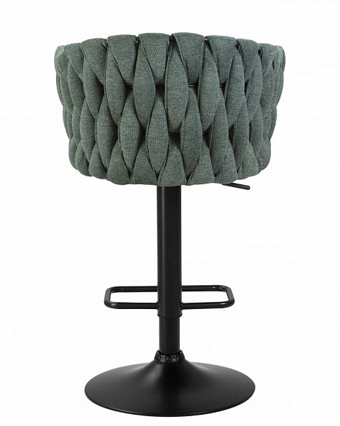 Стул барный DOBRIN LEON (зеленая ткань (LAR 275-23)) - Вид 2