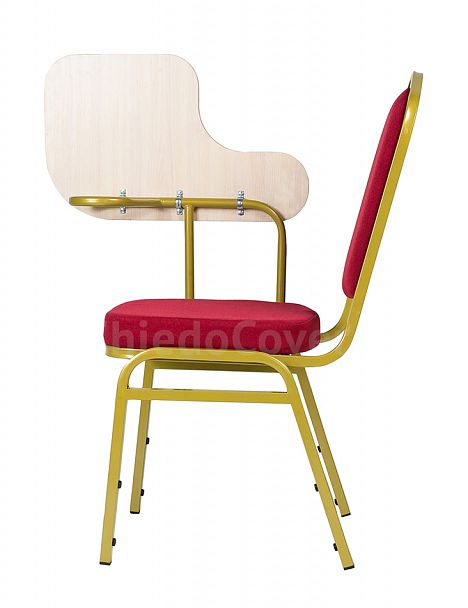 Стул Хит 20мм с пюпитром - золото, шенилл красный - Вид 4