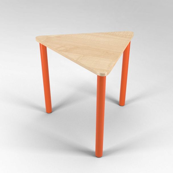 Стол детский треугольный ЛДСП, нерегулируемый - Вид 1