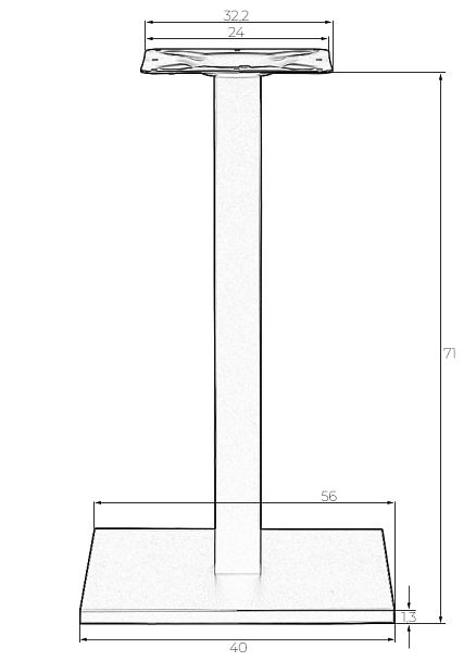 Подстолье обеденное DOBRIN GRACE - Вид 5