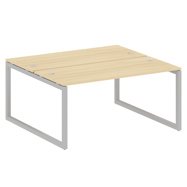 Metal System Quattro Р. ст. на О-образном м/к 50БО.РАС-СП-2.4 Акация/Серый металл 1600*1475*750 - Вид 1