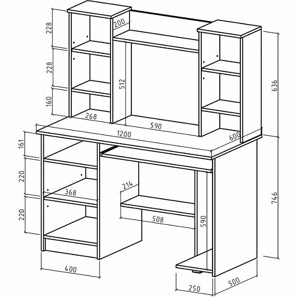 Стол компьютерный Имидж-13 - Вид 2