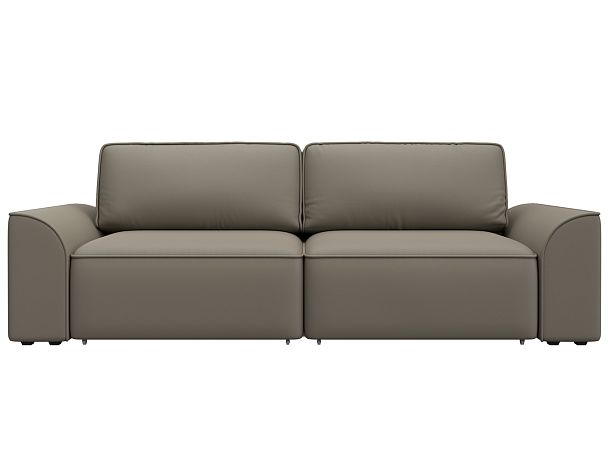 Диван прямой Лига-048 НПБ Экокожа бежевый - Вид 2