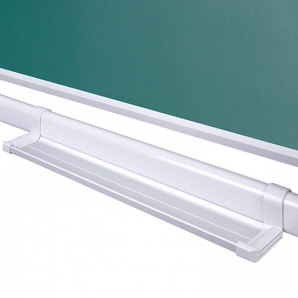 Доска для мела/магнитно-маркерная НА СТЕНДЕ 100х150 см, 2-сторонняя, зеленая/белая, STAFF, 238006 - Вид 5