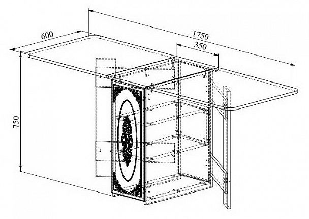Стол-трансформер Эконом Стандарт СМ-5 - Вид 2