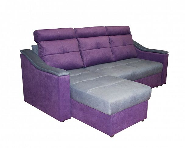 Угловой диван "Макс П8" ткань, дельфин - Вид 5