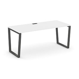 Style Project Direct Direct Стол письменный SN-6T2.SR-013.M Белый/Металл Антрацит 1380*700*750 - Фото предпросмотра